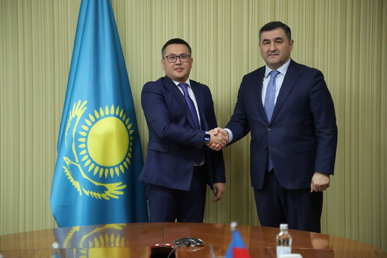 On March 7, 2025, a meeting was held between Ambassador Agalar Atamoglanov and Vice-Minister of culture and information of the Republic of Kazakhstan Kanat Iskakov. Xeber basligi